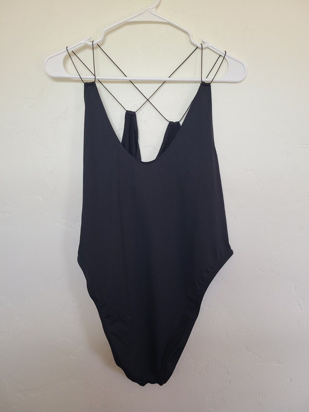 Women's Demi Lovato Fabletics Plunging Kiara Bodysuit, Black, Size XXL (16-18)